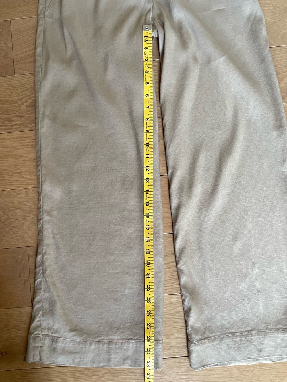 Everlane Linen Trousers Khaki Size 6 - Picture 8 of 10